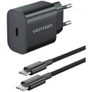 CARGADOR DE PARED VENTION G17B0-EU 1XUSB TIPO-C + CABLE LIGHTNING