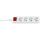 Silver Electronics 9638 extensão elétrica 3 m 4 tomada(s) CA Inte