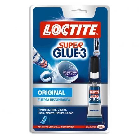 PEGAMENTO EN TUBO LOCTITE SUPER GLUE-3 3G