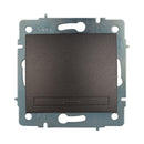 INTERRUPTOR DE EMBUTIR SEM MOLDURA 10 AX 250 V~ GRAFITE