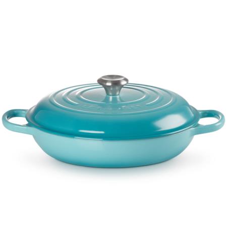 LE CREUSET - CAÇAROLA BAIXA EVOL. 30, CARIBE 21180301702430