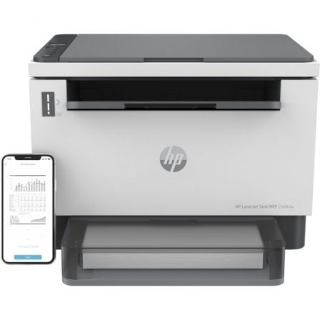 HP LaserJet Multifunções Tank 2604dw, Preto e branco, Impressora