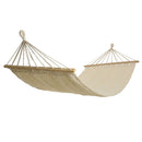 CAMA DE REDE LISA EXTERIOR MODELO HAWAI 100X200CM COR BRANCO