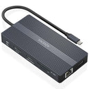 AISENS ASUC-12P017-GR base & duplicador de portas Com fios USB 3.