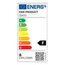 CANDEEIRO LED DE PAREDE 8W 800LM 4.000K LUZ DO DIA 40X12,8X5,10CM