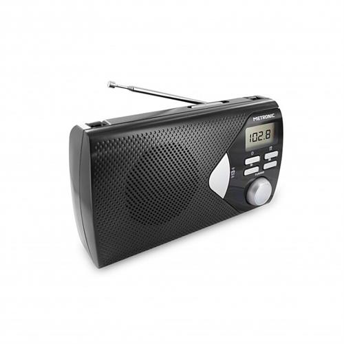 RADIO METRONIC PORTÁTIL AM/FM PRETO - 477205