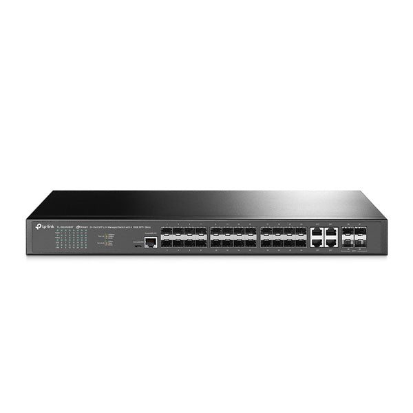 TP-Link TL-SG3428XF switch de rede Gerido L2+ Nenhum 1U Preto