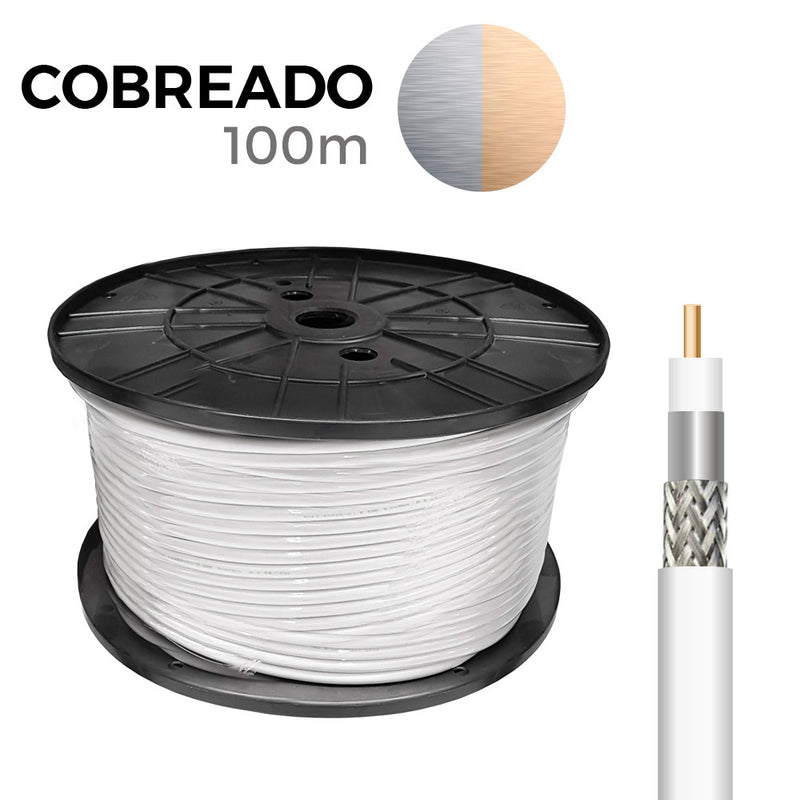 CABO COAXIAL BLINDADO COBRE EDM EURO/M