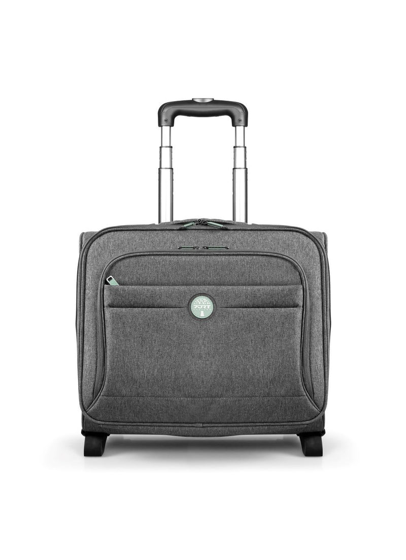 MOCHILA YOSEMITE ECO TROLLEY 15.6" CINZA