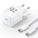 CARGADOR GAN DE PARED VENTION TZ-FEPW0-EU-01 1XUSB TIPO-C + CABLE