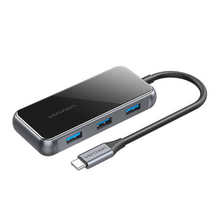 ADAPTADOR 5 EM 1 HUB VENTION TFBHB USB-C PARA HDMI 4K@60HZ, 3X US