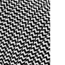 CABO CORDÃO TUBULAR 2X0,75MM LISTRADO BRANCO/PRETO 25M EURO/M