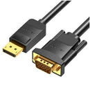 CABO CONVERSOR VENTION HBLBG DISPLAYPORT MACHO - VGA MACHO 1.5M P