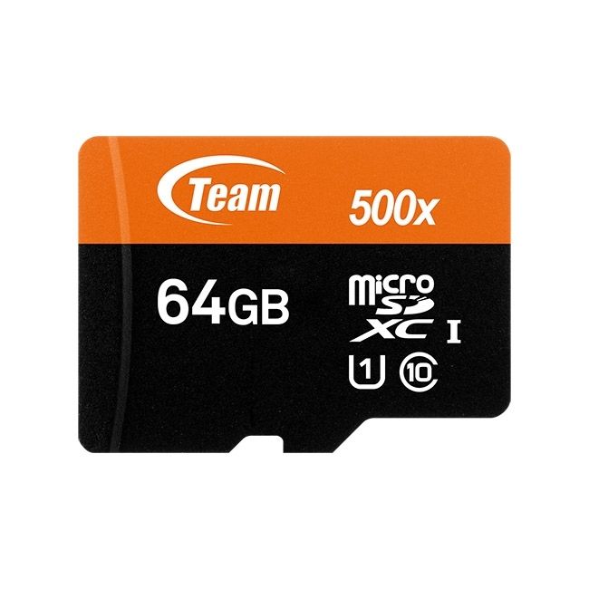 MICRO SD TEAM GROUP 64GB CLASS10 UHS-I SDXC  CADAPTADOR