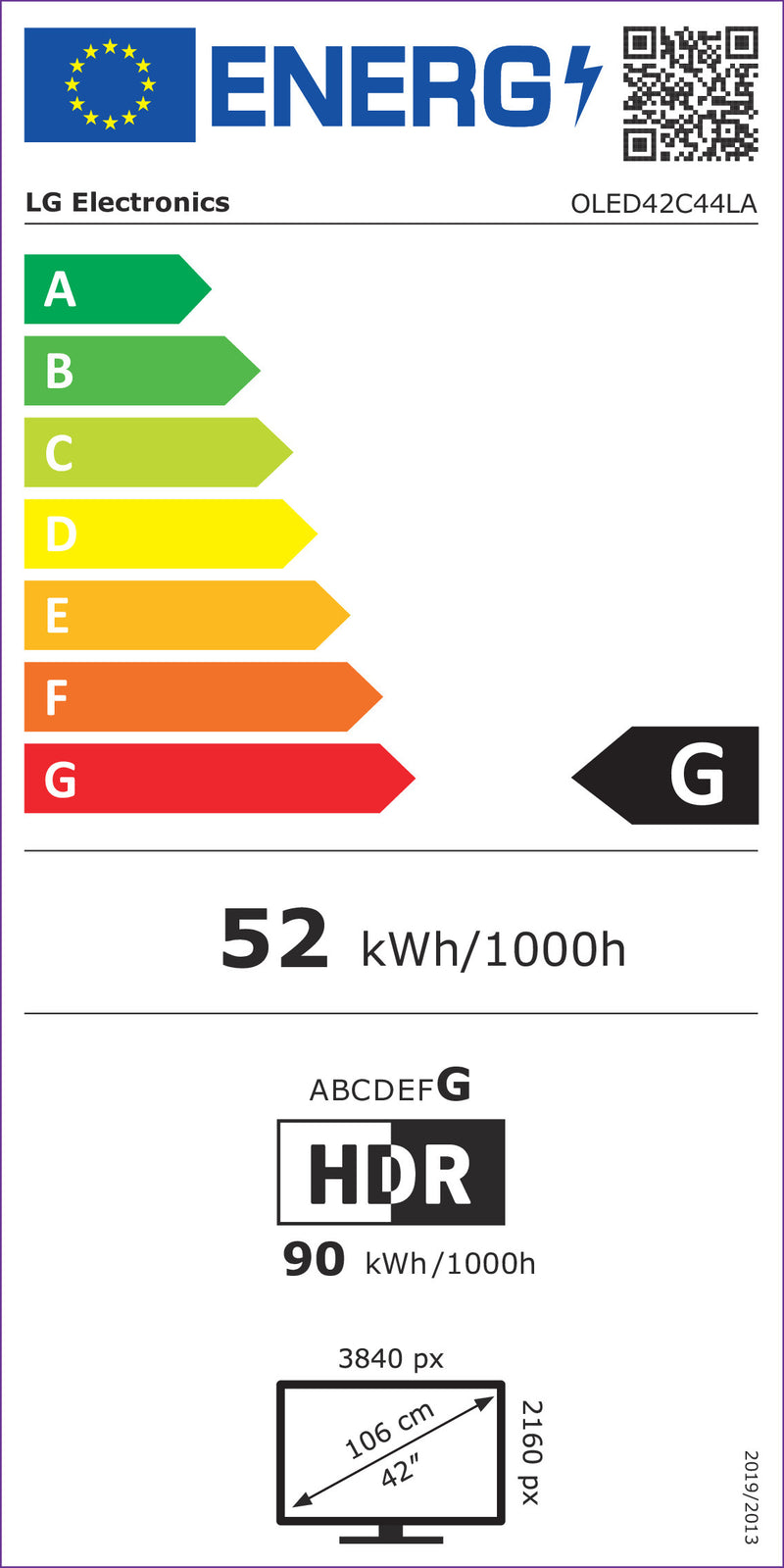 LG - OLED SMART TV 4K OLED42C44LA.AEU