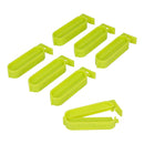 JOGO DE 7 MOLAS FECHA SACOS PEQUENAS 6CM CORES / MODELOS DIVERSOS