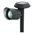 ESTACA COM FOCO SOLAR LED PARA JARDIM 3LM 6400K 45° 10X17X25,5CM