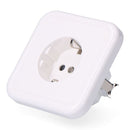 FLUSH T/T BASE SCHUKO TIPO 10/16 A 250 V, BRANCO (EMBALADO EM PEL