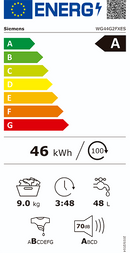 MÁQUINA DE LAVAR ROUPA SIEMENS WG44G2FXES 9KG