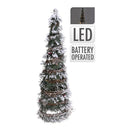 ÁRVORE DE NATAL RATTAN COM 30 LEDS 60CM