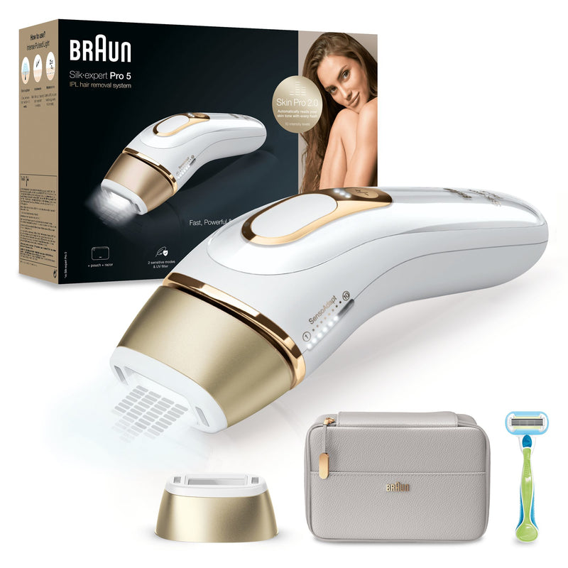 Braun Silk-expert Pro IPL PL5054 Luz Pulsada Intensa (IPL) Dourad