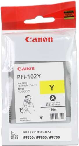 TINTEIRO CANON PFI-102Y AMARELO