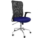 SILLA DE OFICINA PIQUERAS Y CRESPO MINAYA 4031AZ AZUL Y NEGRA