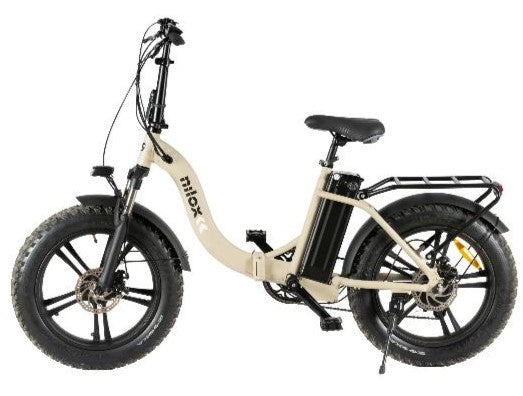 BICICLETA ELECTRICA NILOX X9 PLUS 20X4P  SAND