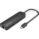 Vention TGPBB hub de interface USB Type-C 5000 Mbit/s Preto