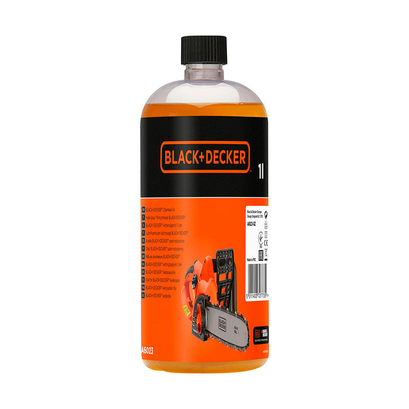 ÓLEO ECOLÓGICO BIO 1L MOTOSSERRAS A6023-QZ BLACK+DECKER