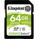 SD CARD XC 64GB CANVAS SELECT PLUS 100R C10 UHS-I U1 V10