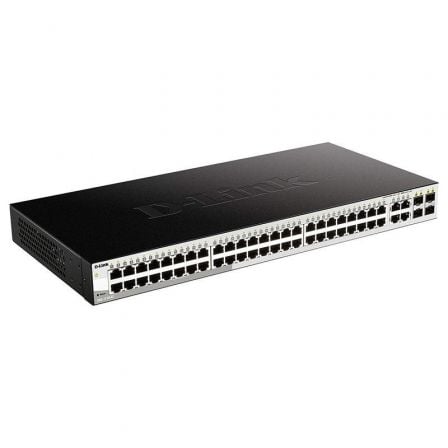 SWITCH D-LINK 52-PORT 101001000MBPS GIGABIT SMART 4 PORTAS SFP CO