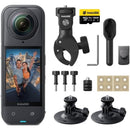 CÁMARA DIGITAL DEPORTIVA INSTA360 X5 VISTA MÚLTIPLE MOTERO KIT 8K