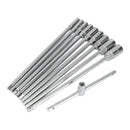 CHAVE T COM CAIXAS INTERCAMBIÁVEIS, 8-19 MM, CONJUNTO 10 PEÇAS