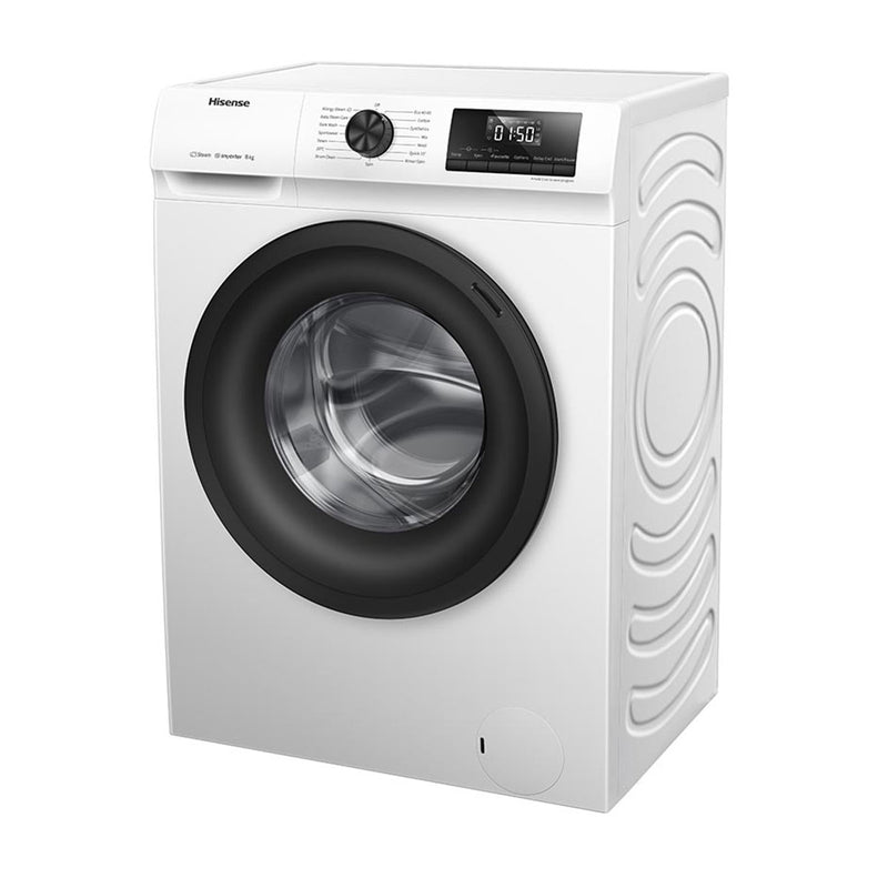 MÁQUINA DE LAVAR ROUPA HISENSE WFQP8014EVM 8KG 1200RT (A)