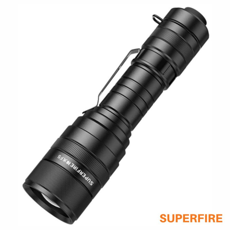 LANTERNA SUPFIRE F5, 1100LM, 300M, 106G