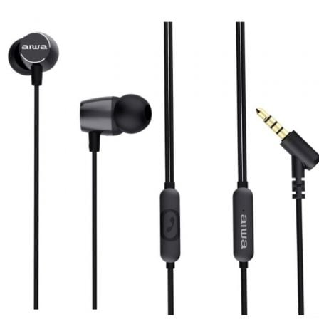 AURICULARES AIWA ESTM30BK CONEX 3,5 MICRO BLACK