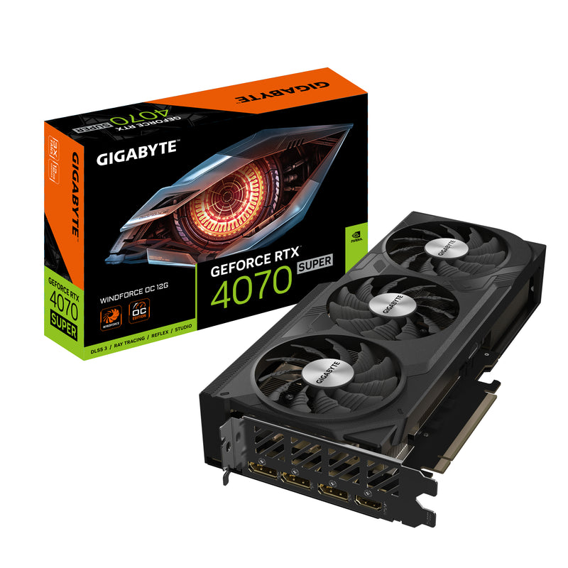 PLACA GRÁFICA GIGABYTE GEFORCE RTX 4070 SUPER WINDFORCE OC 12G 12