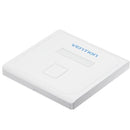PLACA DE PARED KEYSTOCK VENTION IFDW0 1 PUERTOS RJ45