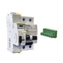 DISJUNTOR DIFERENCIAL 2P 40A 30MA AC C/REARME AUTOMÁTICA COM 3 TE