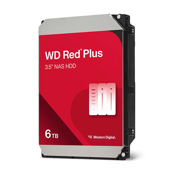 DISCO RIGIDO INTERNO 3.5 6TB WD RED PLUS 256MB SATA III