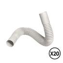 PVC FLEXÍVEL CURVA Ø 20 MM, 20 UNID.