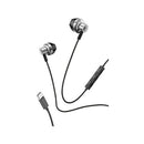 AURICULARES BOTON MICRO COOL STEREO TIPO-C SILVER