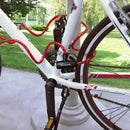 CABO ENROLÁVEL COM CHAVE, BIKE SECURITY, CORES SORTIDAS, Ø0,8 X 1
