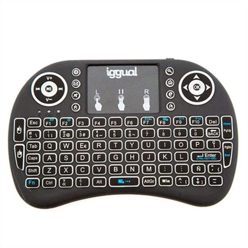 MINI TECLADO WIRELESS IGGUAL  COM PAINEL TACTIL