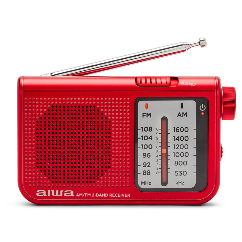 RADIO PORTATIL AIWA RS55RD AM/FM ALTAVOZ ROJO