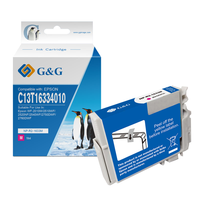 G&G EPSON T1633T1623 (16XL) MAGENTA CARTUCHO DE TINTA GENERICO -