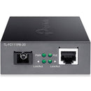 10100 MBPS RJ45 TO 100 MBPS SINGLE-MODE SC WDM BI-DIRECTIONAL FIB