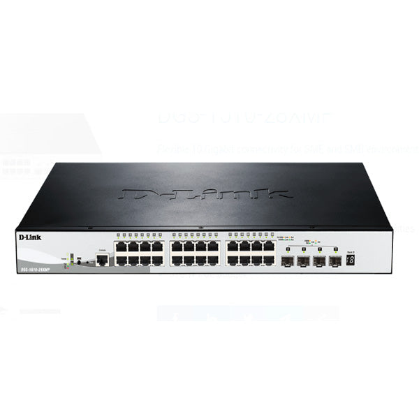 28-PORT GIGABIT STACKABLE POE SMART PRO INCL. 4 10G SFP+ (370W)