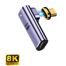 EWENT ADAPTADOR MAGNETICO USB-C 90 GRAUS USB4 PD100W 8K60HZ